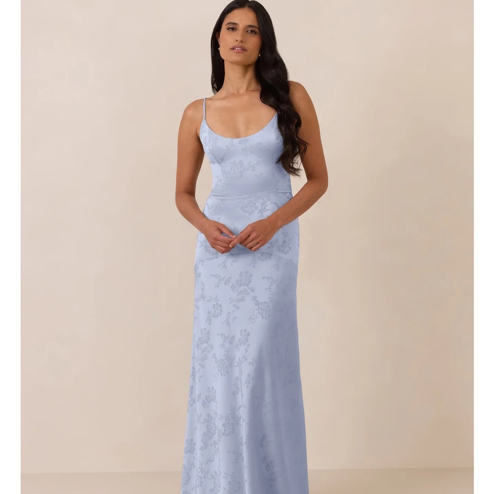 NWT Park & Fifth Essex Dress, Mineral Blue Jacquard